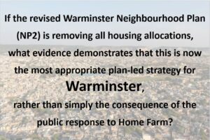 Warminster Town Council Neighbourhood Plan 2 Confirmation